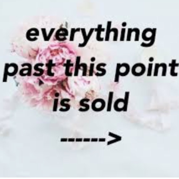 Other - ✨| ITEMS BEYOND THIS ZONE ARE SOLD | ➡️⬇️|✨